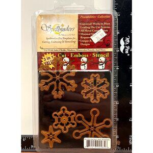 S4-085 Spellbinders Snowflake Wonder Die Templates Cutting Embossing Stenciling